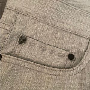 John Varvatos grey super thin cotton jeans